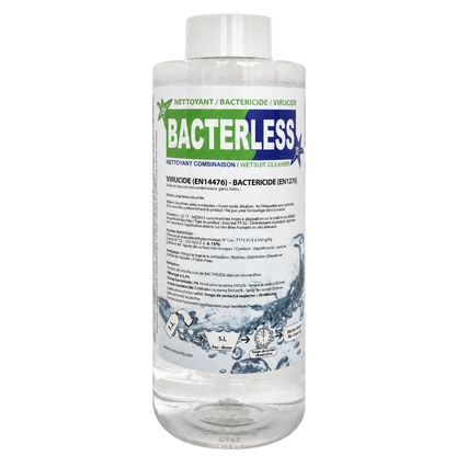 BACTERLESS - Nettoyant désinfectant pour combinaisons néoprène