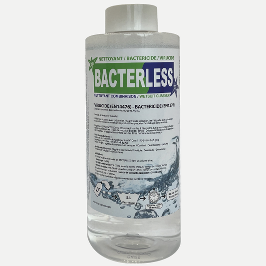 BACTERLESS - Nettoyant désinfectant pour combinaisons néoprène