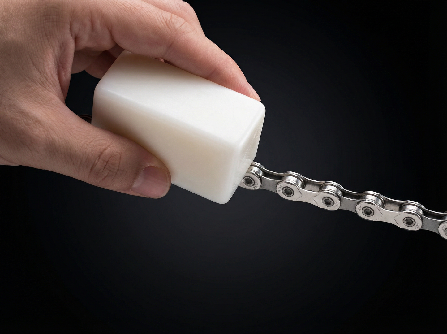 Hard Chain Wax 40.gr = jusqu’à 120 chaînes lubrifiées.